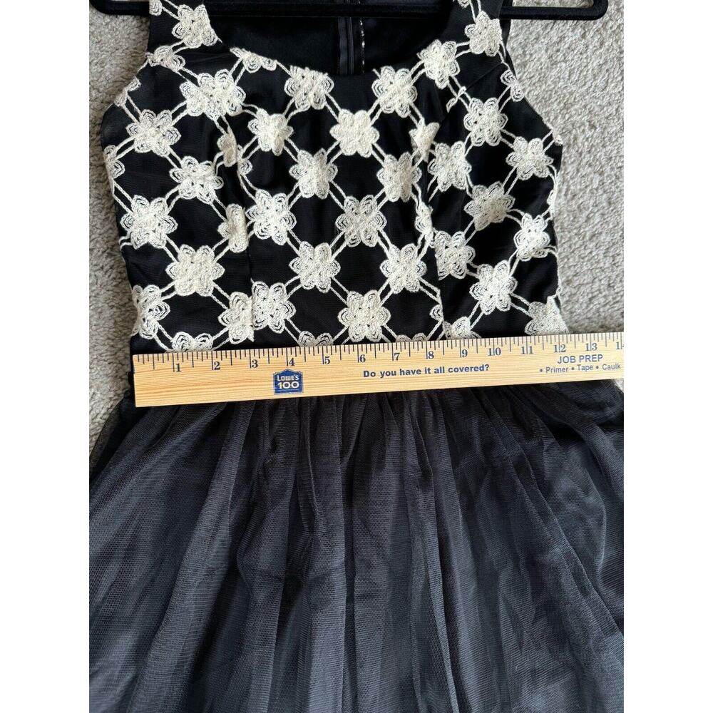Jun & Ivy Black Tulle Fit & Flare Fairy Grunge Dark Romantic Dress Sz Medium USA - Picture 8 of 9